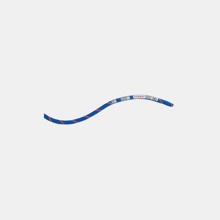 corda seca alpine sender 7.5 50m azul-laranja vibrante