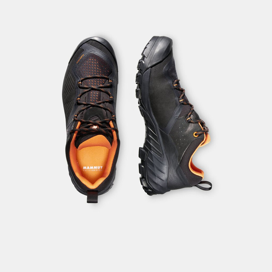 sapuen low gtx masculino preto-aço escuro