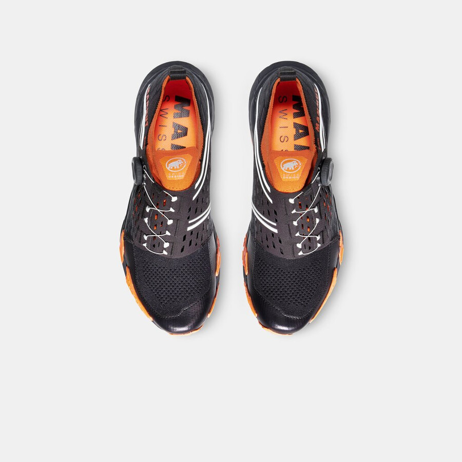 tênis aenergy tr boa mid gtx masculino preto-tangerina escura