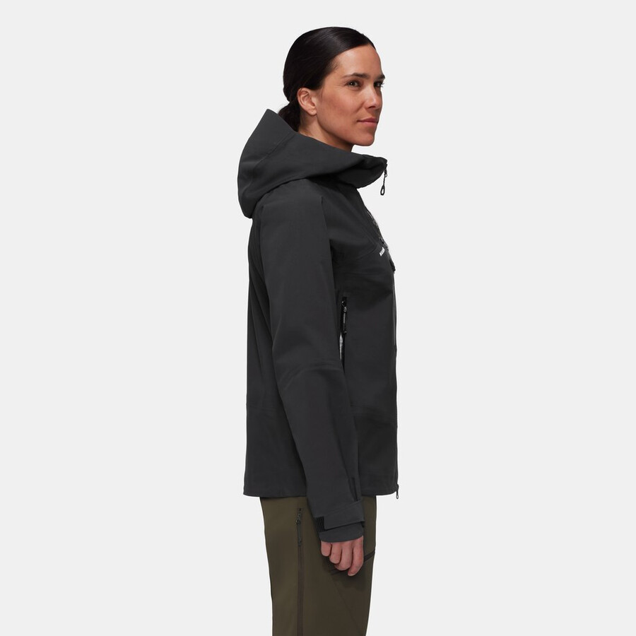 jaqueta com capuz taiss pro hs feminina mammut vermelha-vin