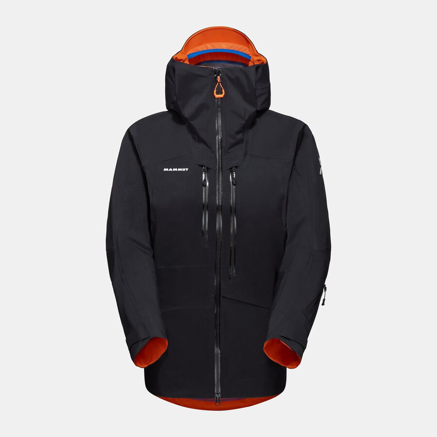jaqueta com capuz eiger free advanced hs feminina preta