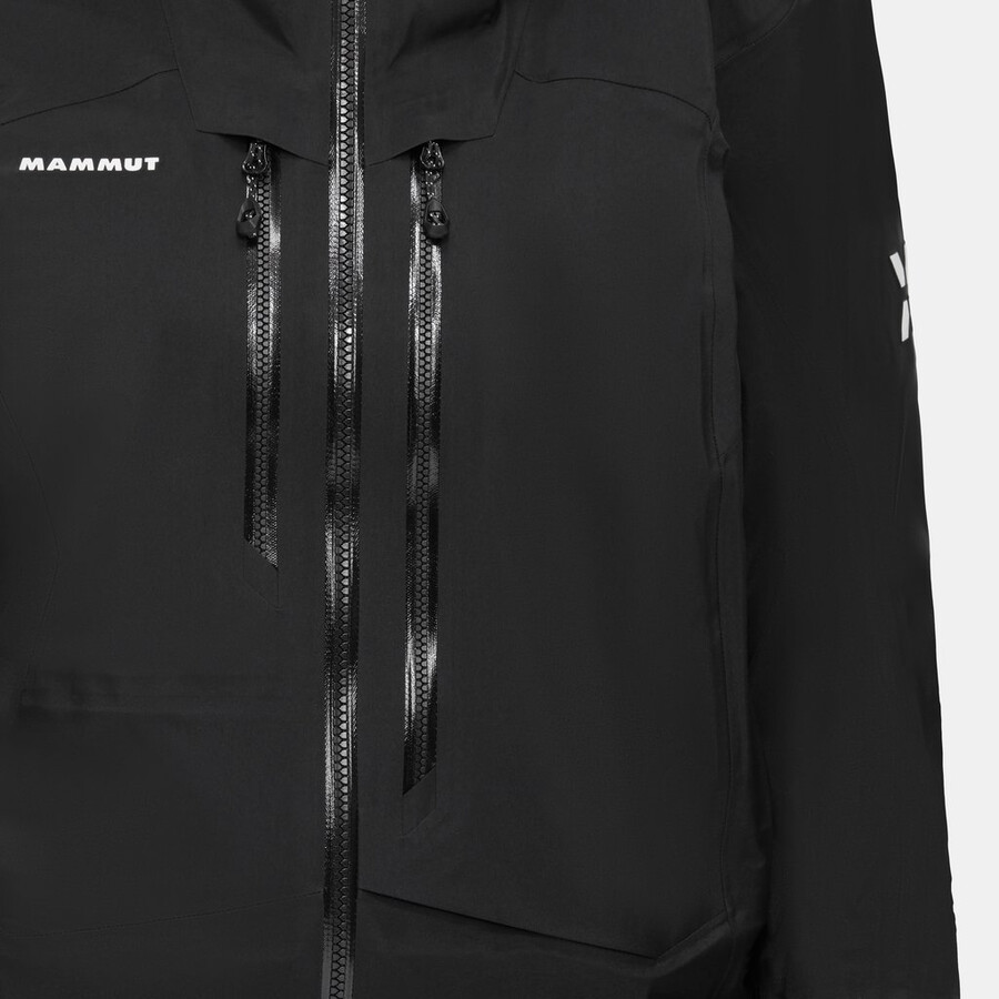 jaqueta com capuz eiger free advanced hs feminina preta