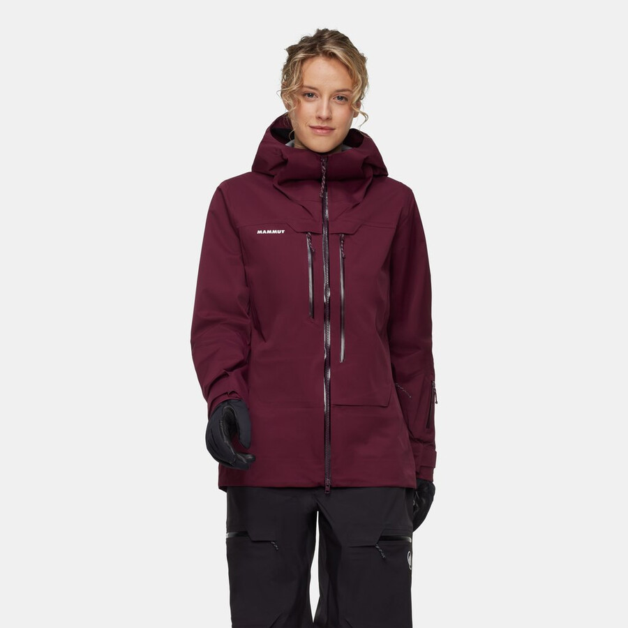 jaqueta com capuz haldigrat light hs feminina preta