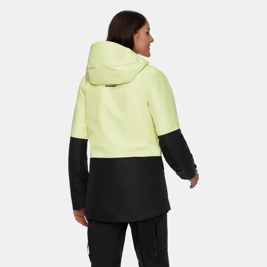 jaqueta com capuz fall line hs thermo feminina sulai-preta