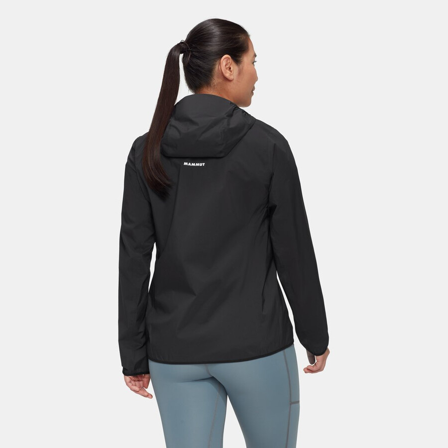 jaqueta com capuz feminina dunan light hs preta