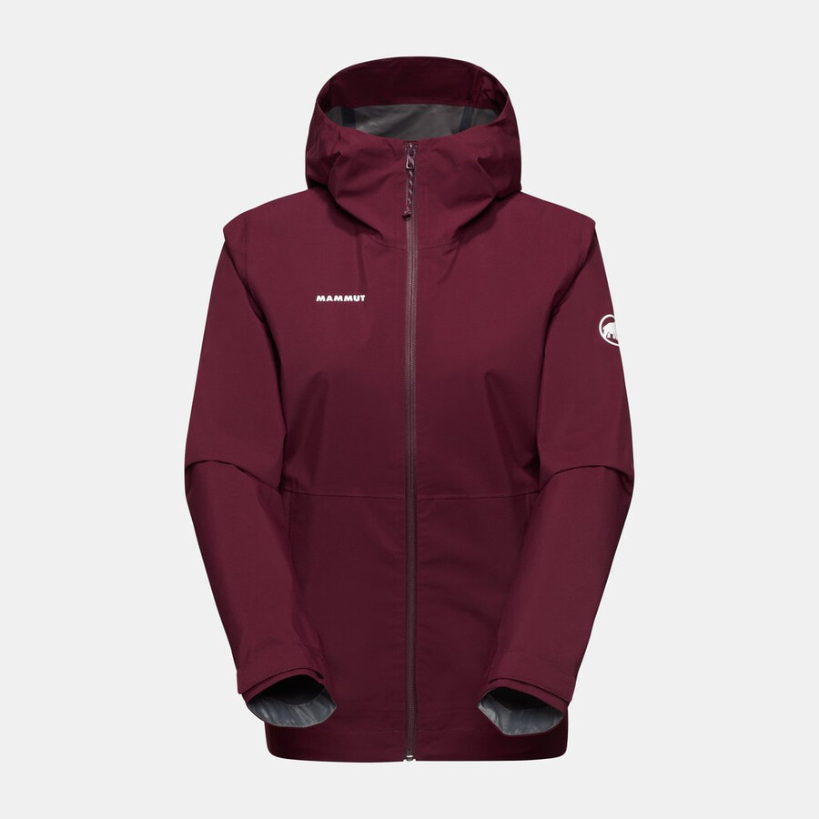 jaqueta com capuz linard light hs feminina cor prata sálvia