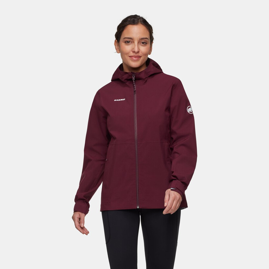 jaqueta com capuz linard light hs feminina cor prata sálvia