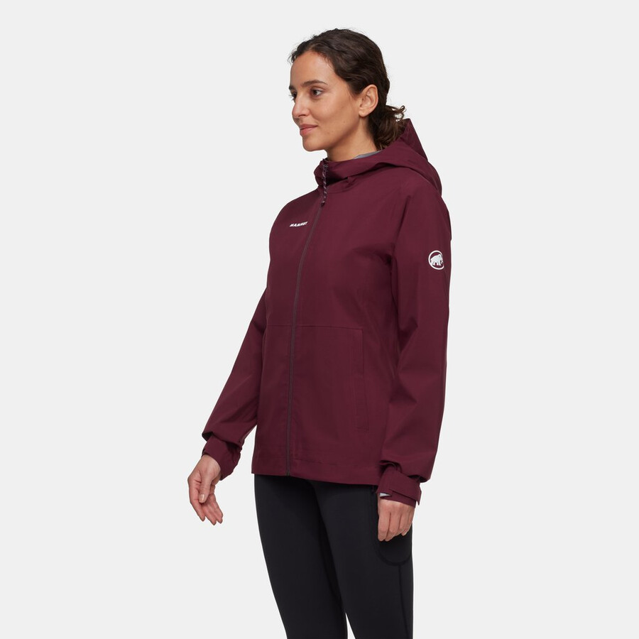 jaqueta com capuz linard light hs feminina cor prata sálvia