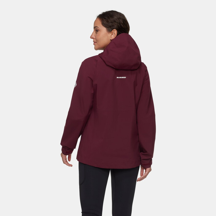jaqueta com capuz linard light hs feminina cor prata sálvia