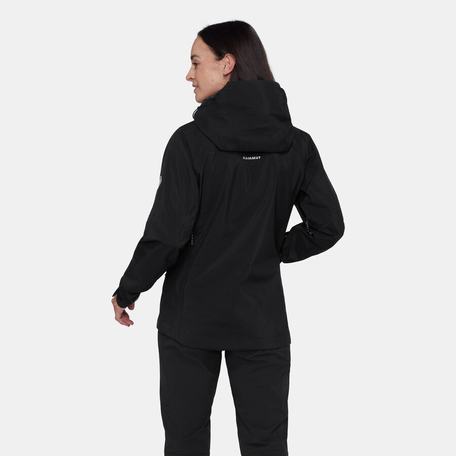 jaqueta com capuz crater pro hs feminina cor vin-preta
