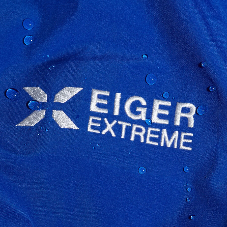 jaqueta com capuz eiger nordwand advanced hs feminina azul eiger