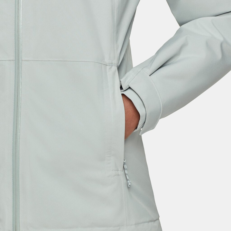 jaqueta com capuz linard hs thermo feminina cor prata sálvia