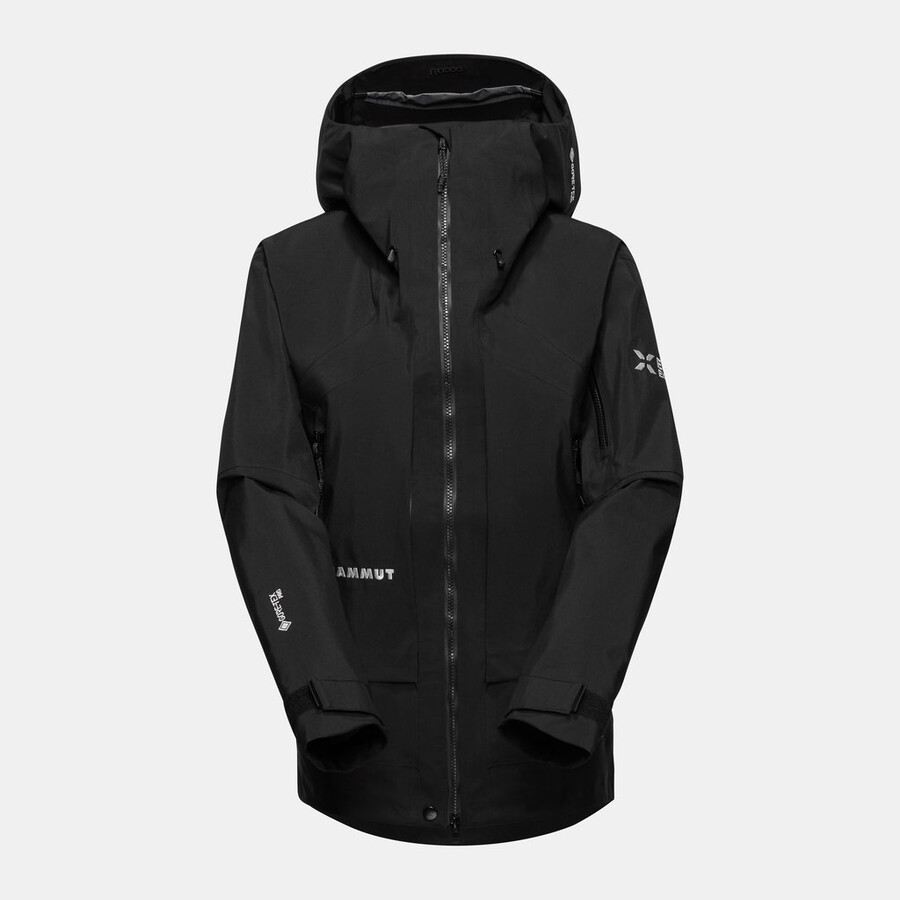 jaqueta com capuz eiger nordwand pro hs feminina preta