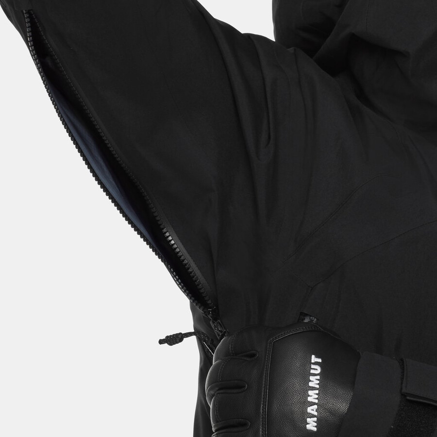 jaqueta com capuz eiger nordwand pro hs feminina preta