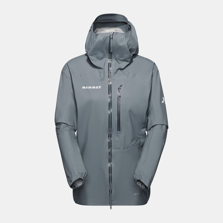 jaqueta com capuz assos x mammut hs feminina strata