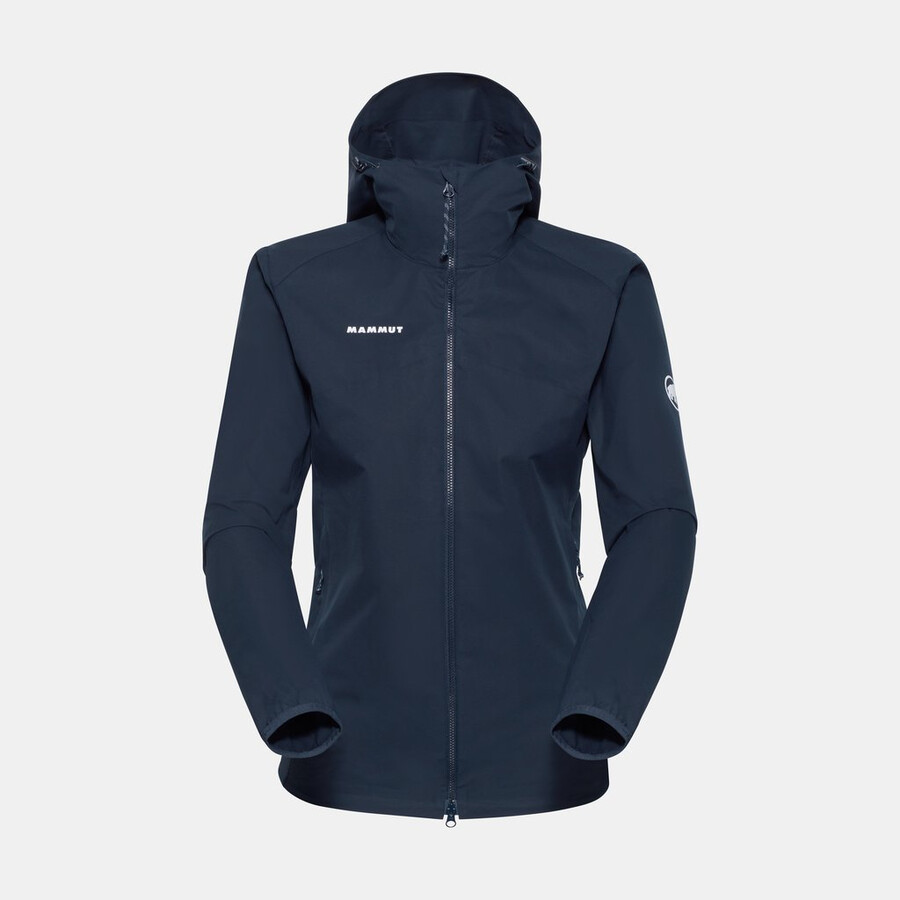 jaqueta com capuz granite so feminina estilo náutico