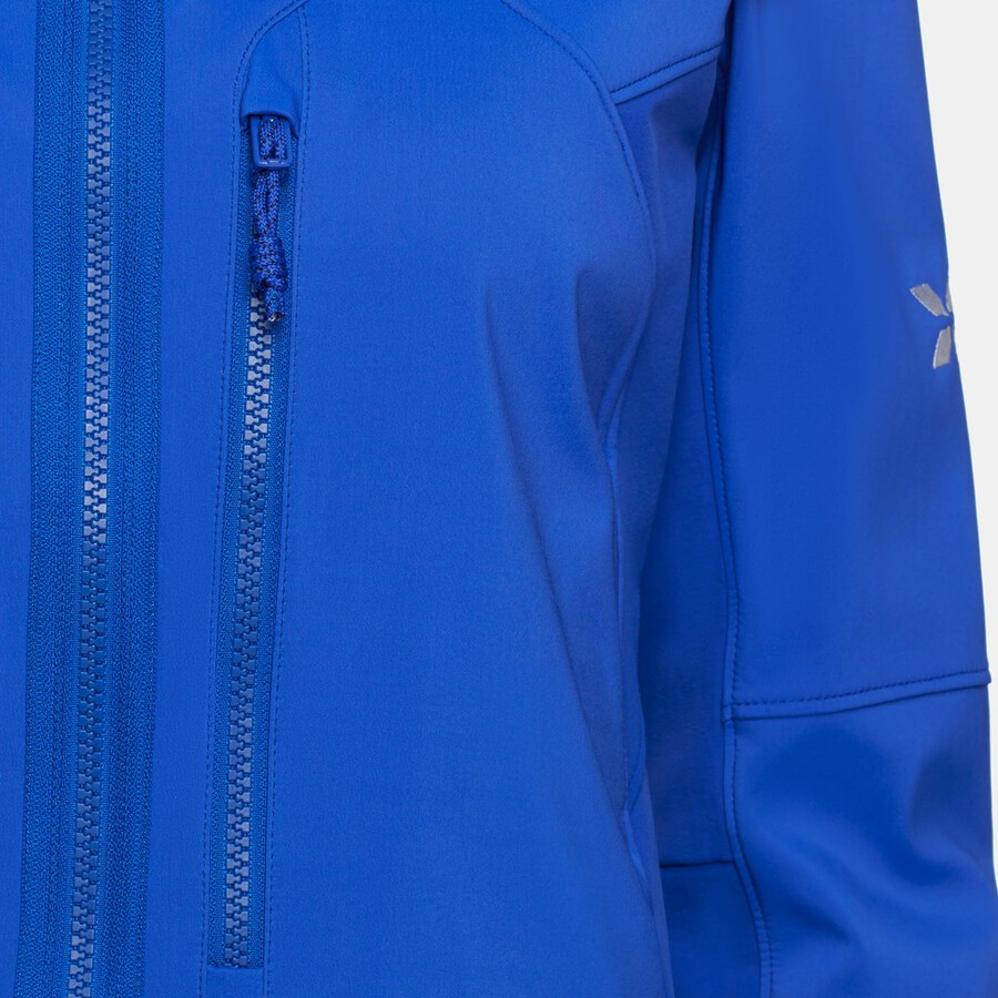 jaqueta com capuz eiger nordwand pro so feminina azul eiger