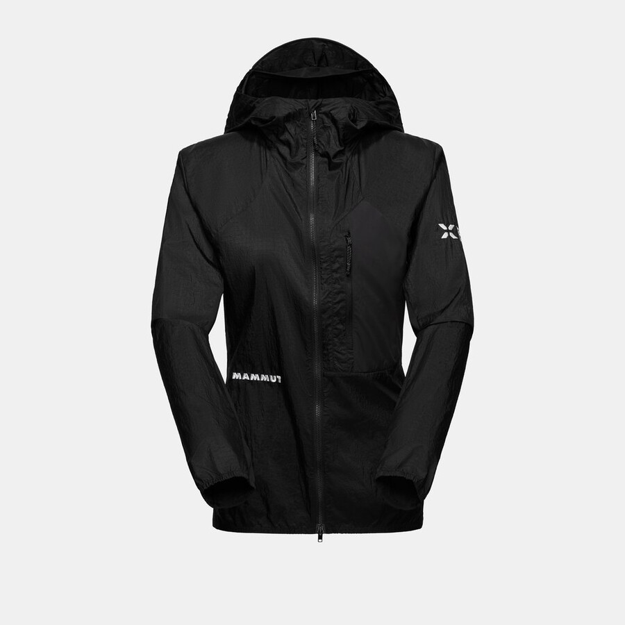 jaqueta com capuz eiger nordwand advanced wb feminina preta