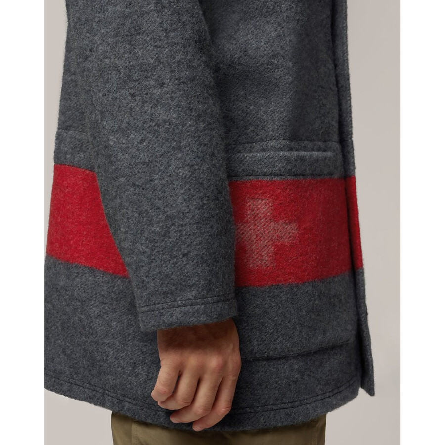 jaqueta mammut x cabourn direttissima blanket vintage terra-mammut vermelho