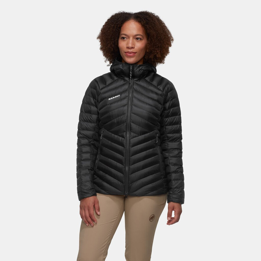 jaqueta com capuz broad peak in feminina vin-preta