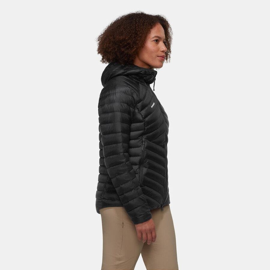 jaqueta com capuz broad peak in feminina vin-preta