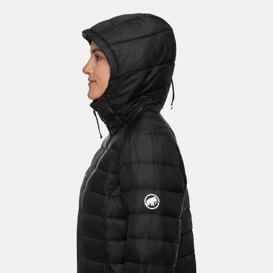 jaqueta com capuz crag in feminina cor prata sálvia