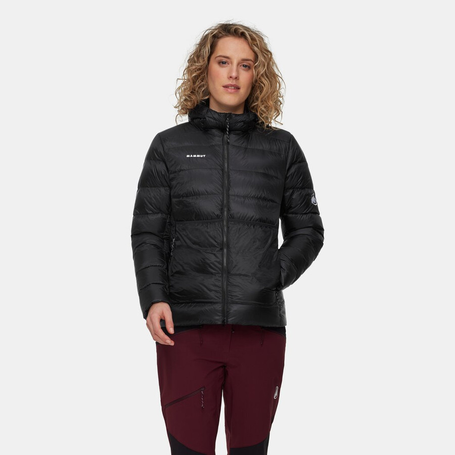 jaqueta com capuz broad peak pro in feminina preta