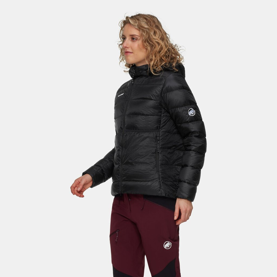jaqueta com capuz broad peak pro in feminina preta