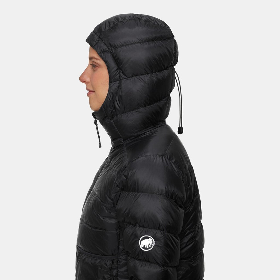 jaqueta com capuz broad peak pro in feminina preta