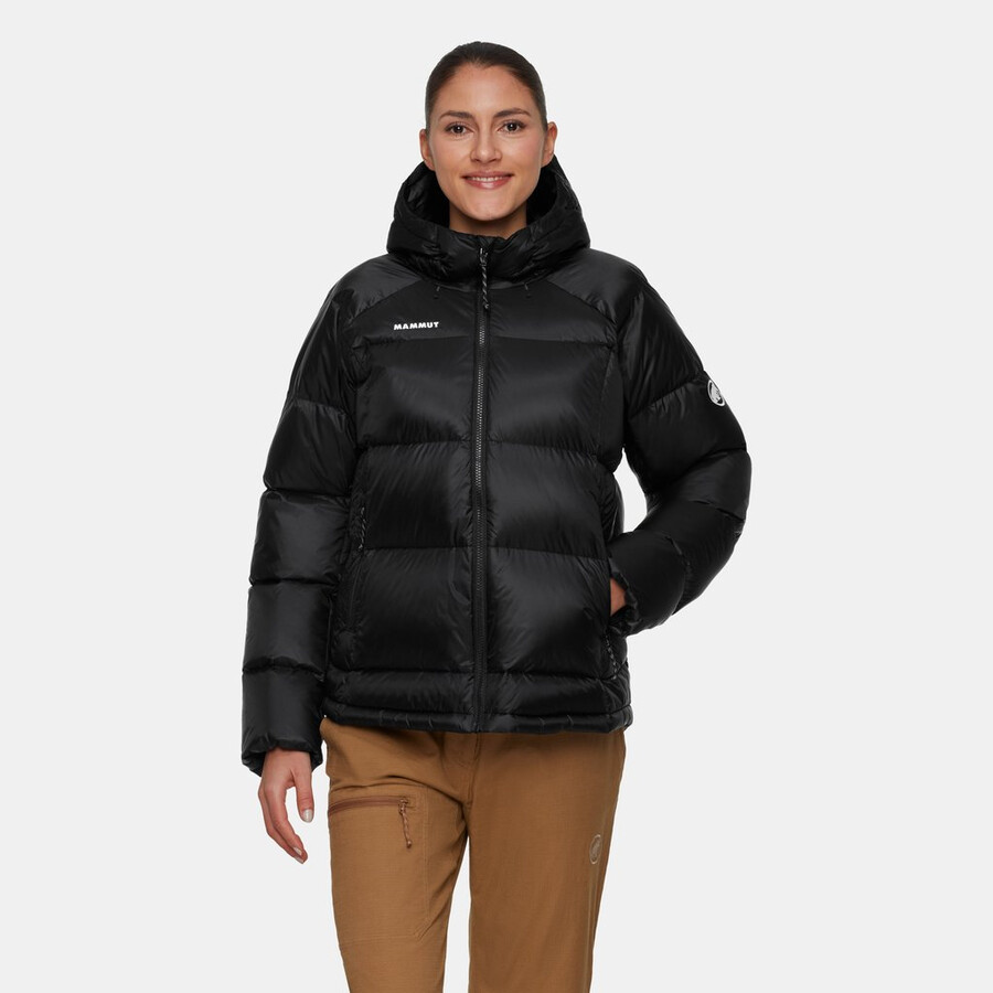 jaqueta com capuz glacier glow in feminina vin