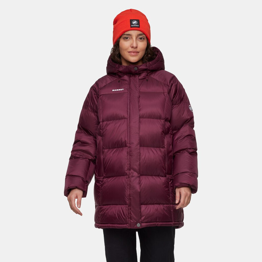 casaco com capuz glacier glow in para mulheres vin