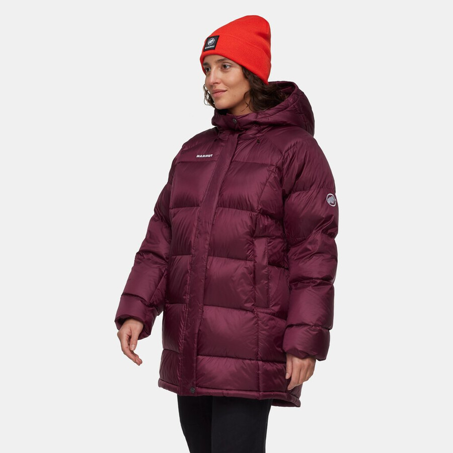 casaco com capuz glacier glow in para mulheres vin