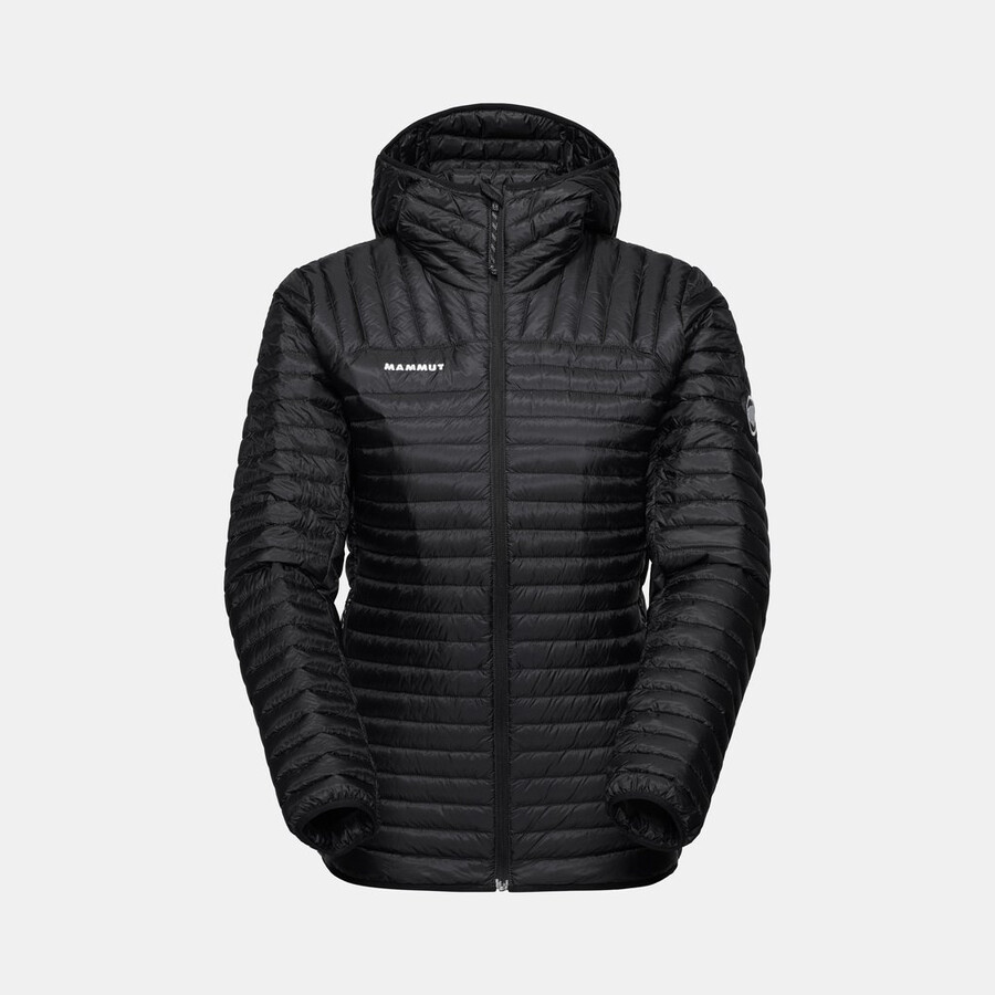 jaqueta com capuz broad peak light in feminina mammut vermelha