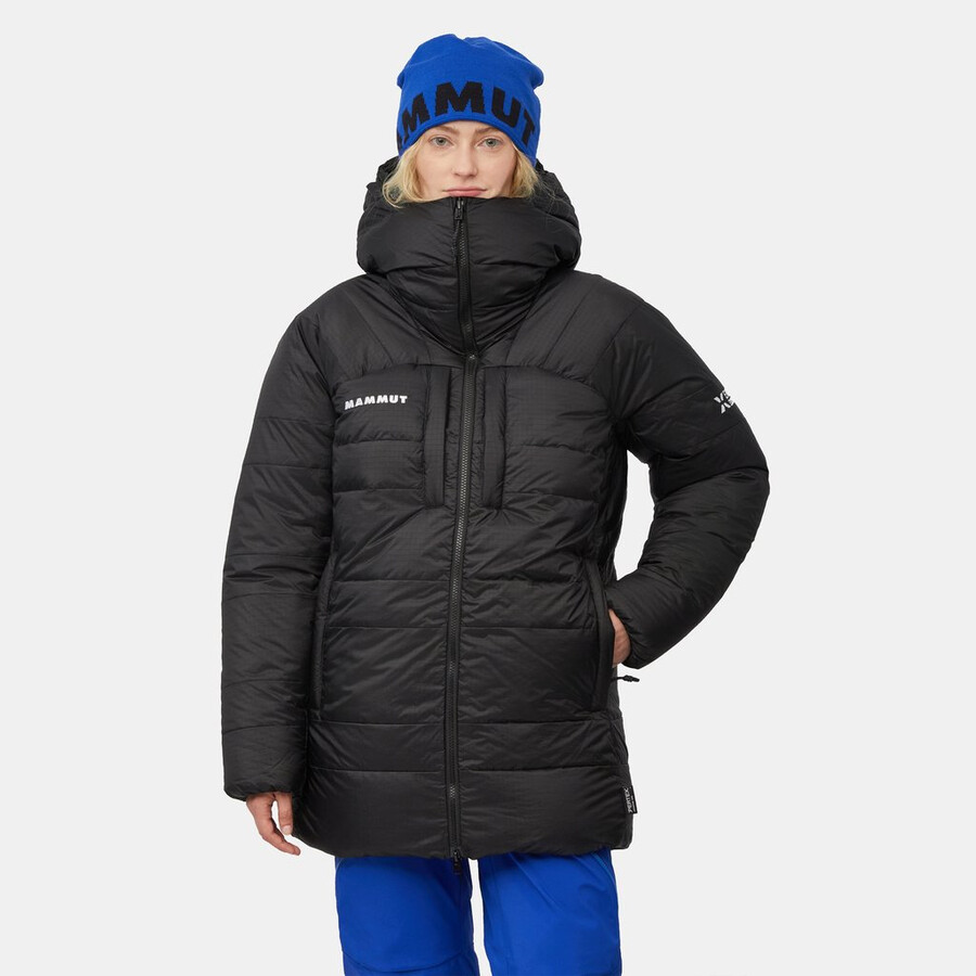 casaco com capuz eiger nordwand pro down in feminino preto