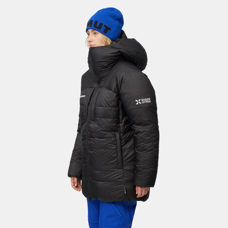 casaco com capuz eiger nordwand pro down in feminino preto