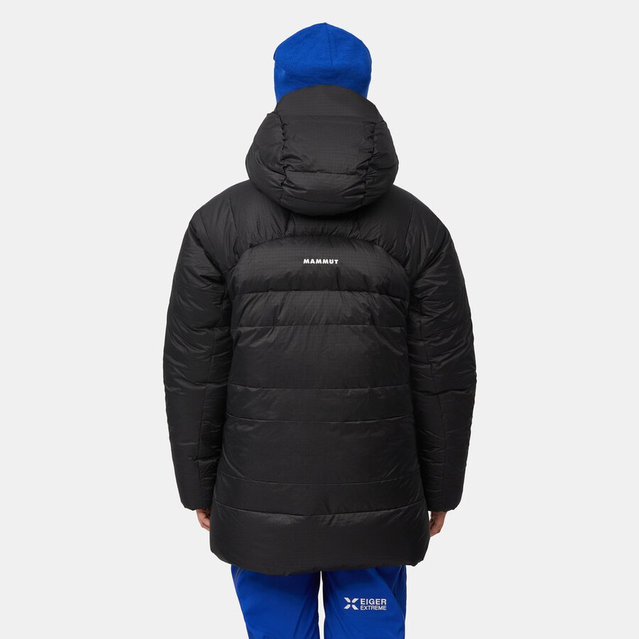 casaco com capuz eiger nordwand pro down in feminino preto
