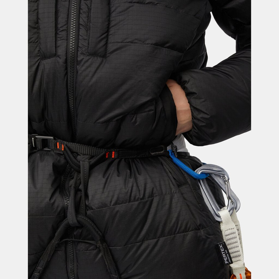 casaco com capuz eiger nordwand pro down in feminino preto
