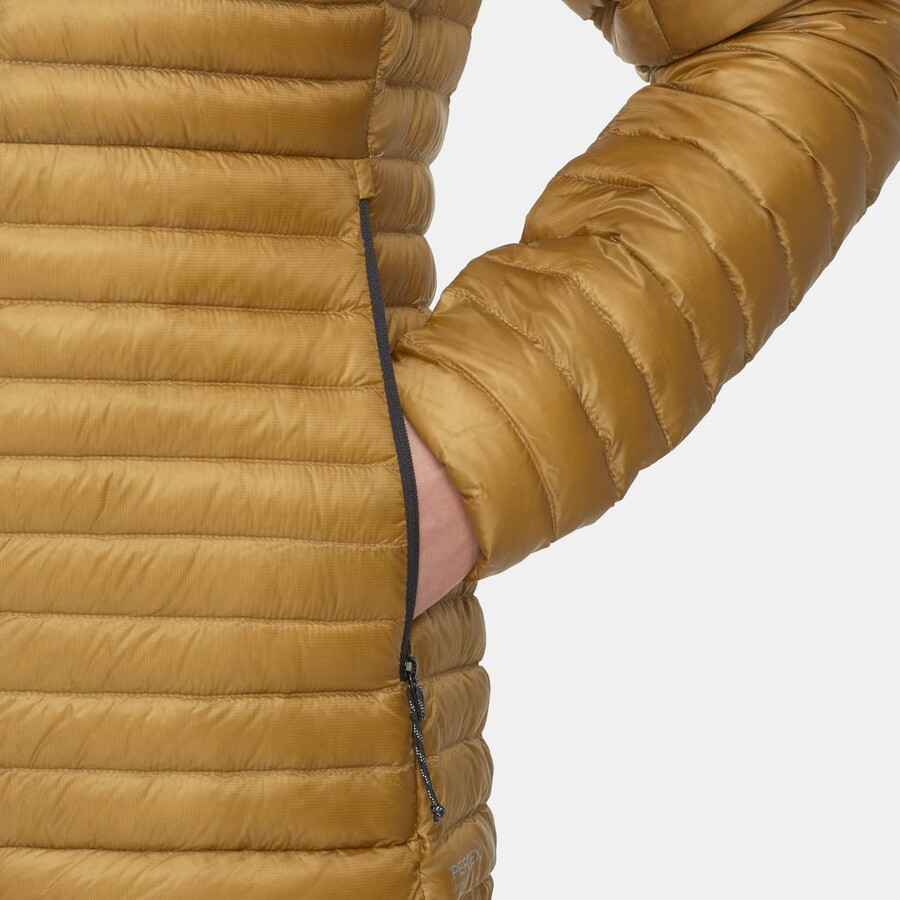jaqueta com capuz assos x mammut aenergy in feminina natural-marrom-bege