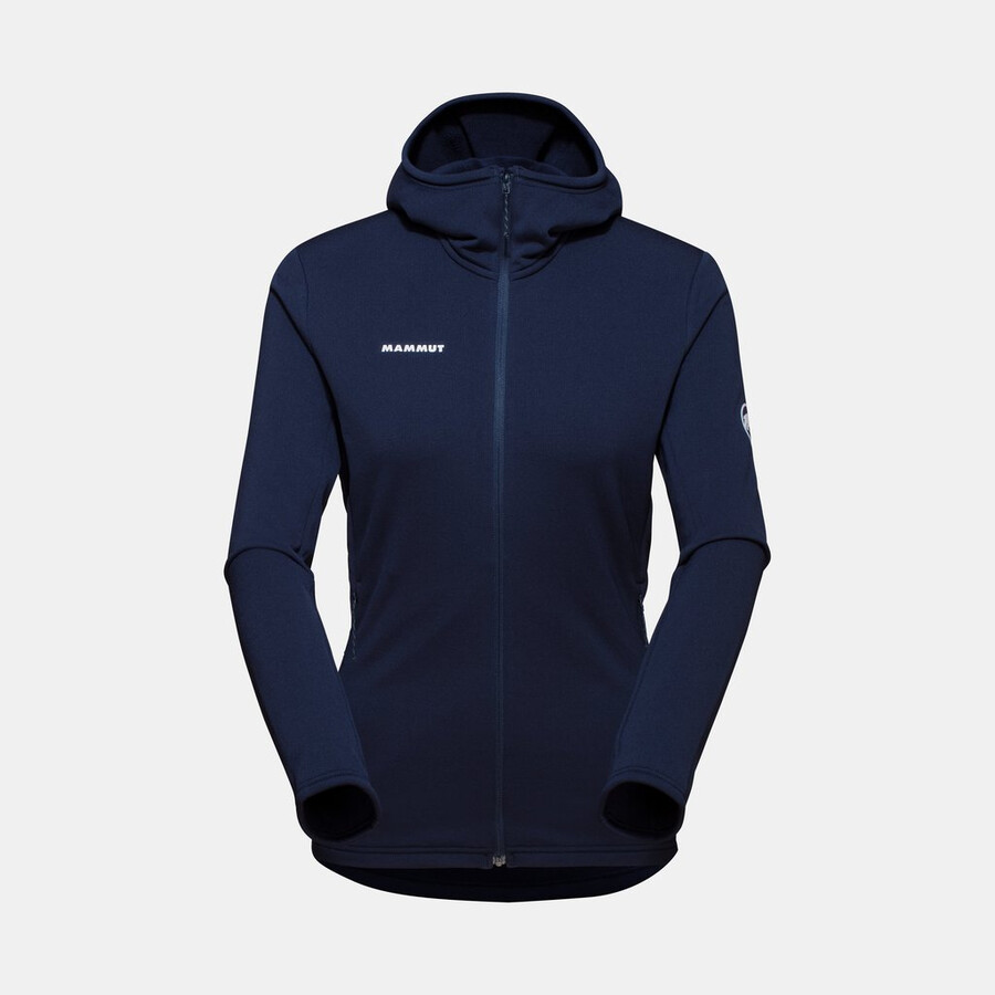 jaqueta com capuz aconcagua light ml feminina cor marine.