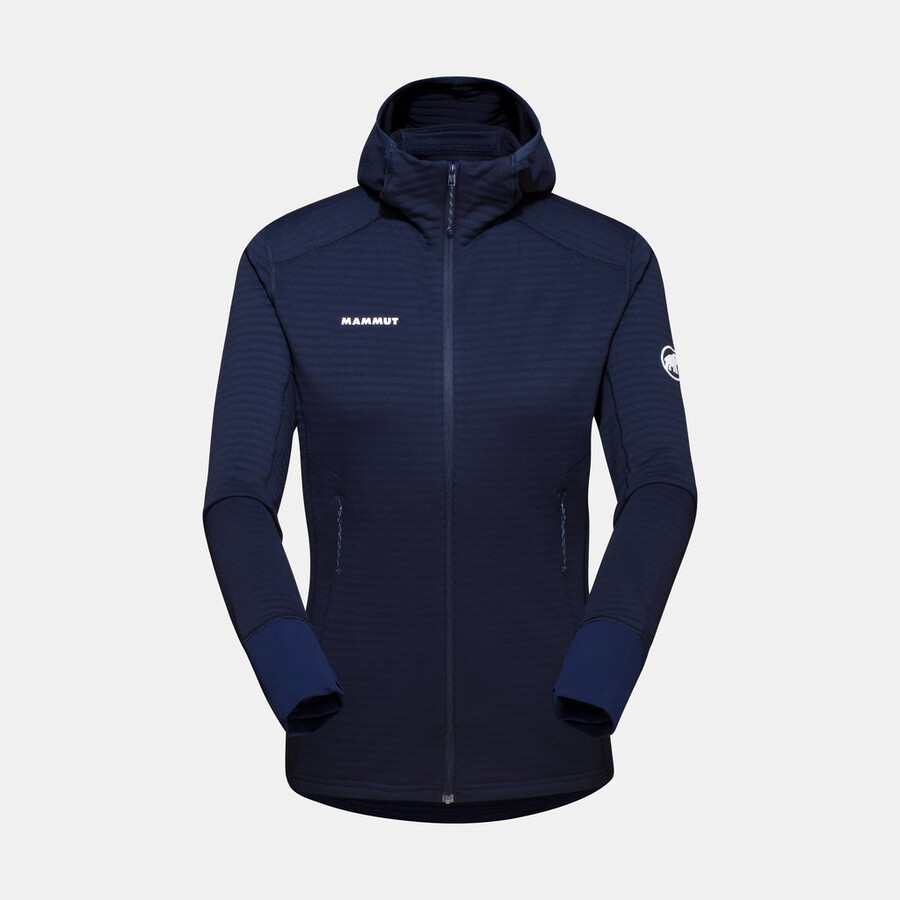 jaqueta com capuz taiss light ml feminina cor marine.