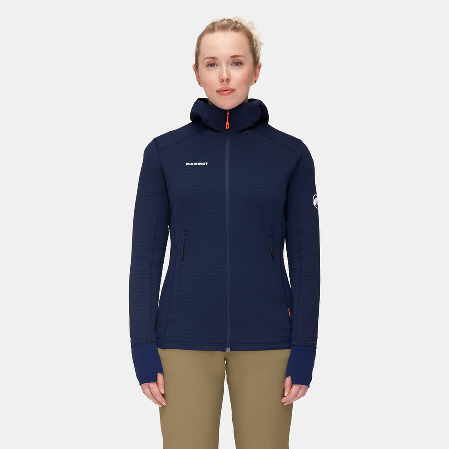 jaqueta com capuz taiss light ml feminina cor marine.