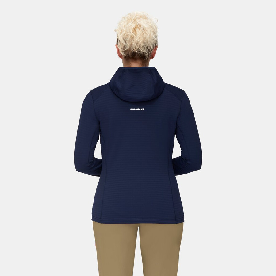 jaqueta com capuz taiss light ml feminina cor marine.