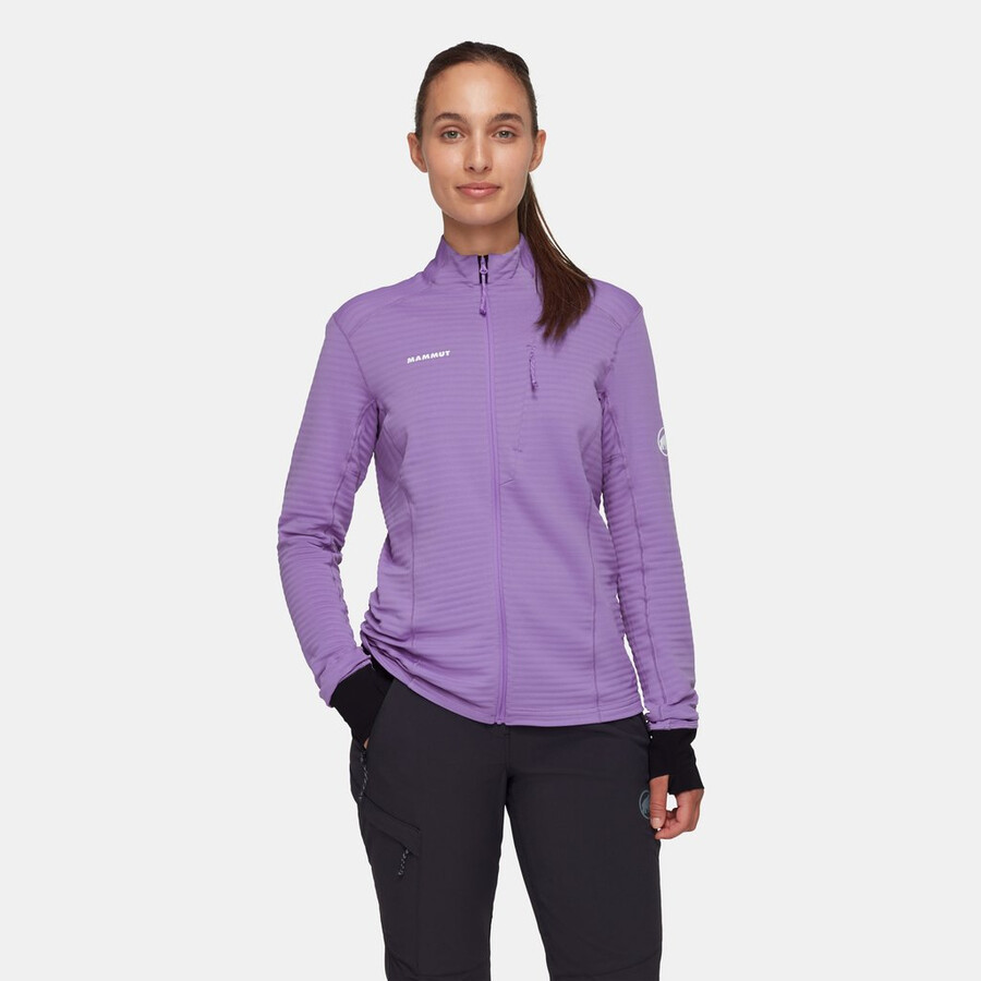 jaqueta taiss light ml feminina lavanda-preta