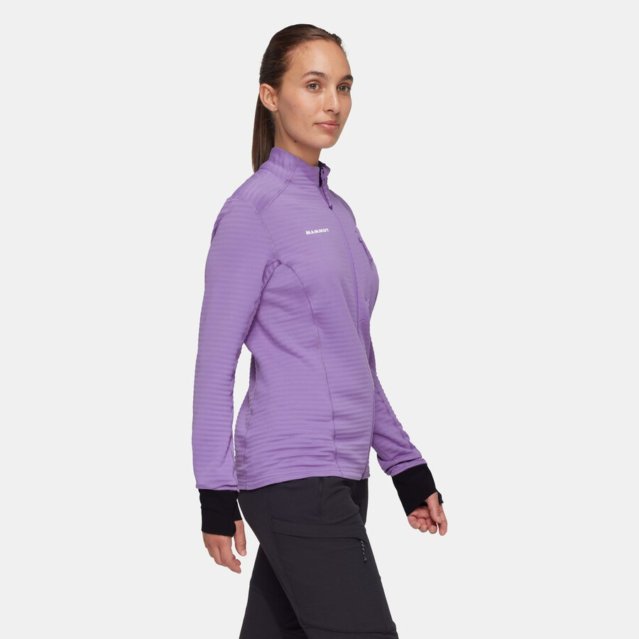 jaqueta taiss light ml feminina lavanda-preta
