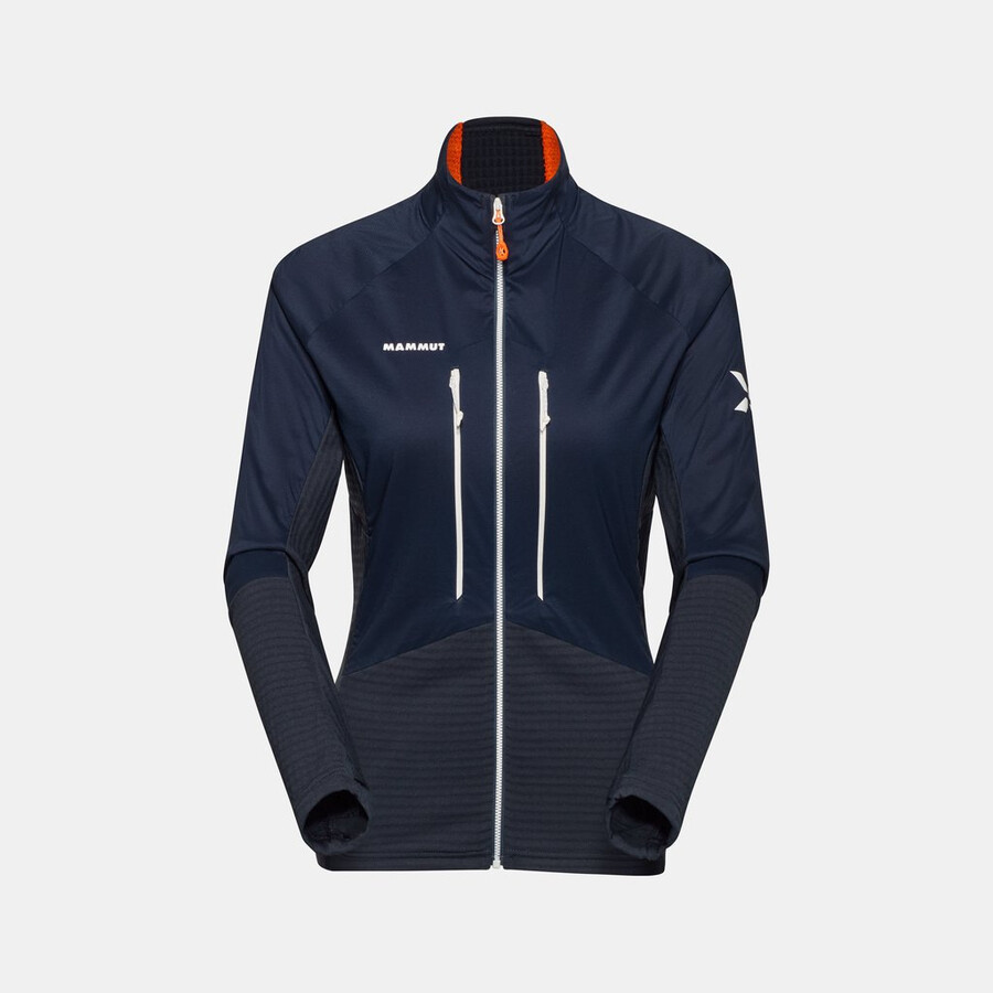 jaqueta híbrida feminina eiger nordwand ml para noite