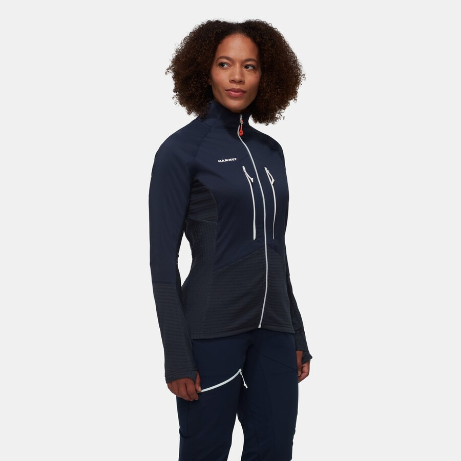 jaqueta híbrida feminina eiger nordwand ml para noite