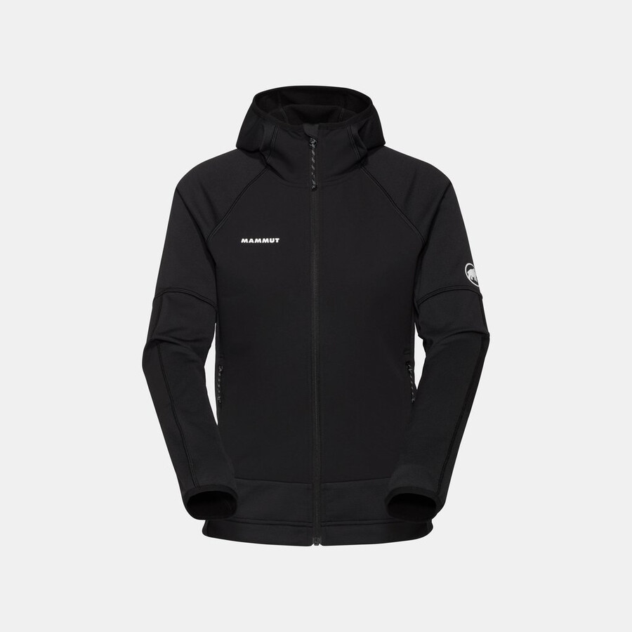 jaqueta com capuz massone ml feminina vin-preta