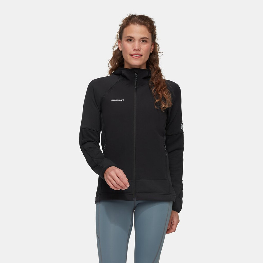 jaqueta com capuz massone ml feminina vin-preta