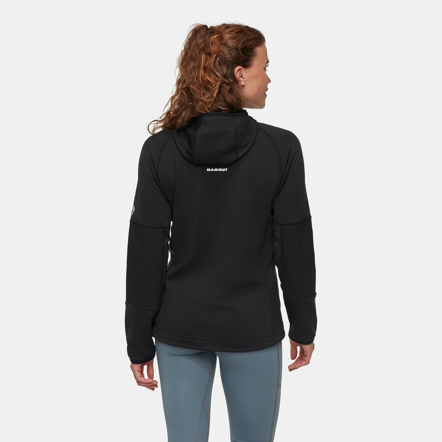 jaqueta com capuz massone ml feminina vin-preta