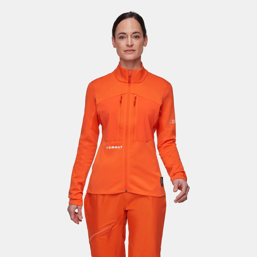 jaqueta feminina eiger nordwand advanced ml cor laranja eiger.